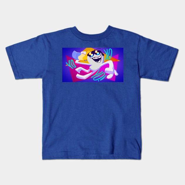 Totally TUBULAR Nine! Kids T-Shirt by MsBonnie